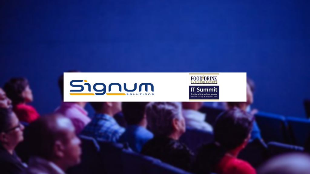Signum Solutions and Food & Drink IT summit logo