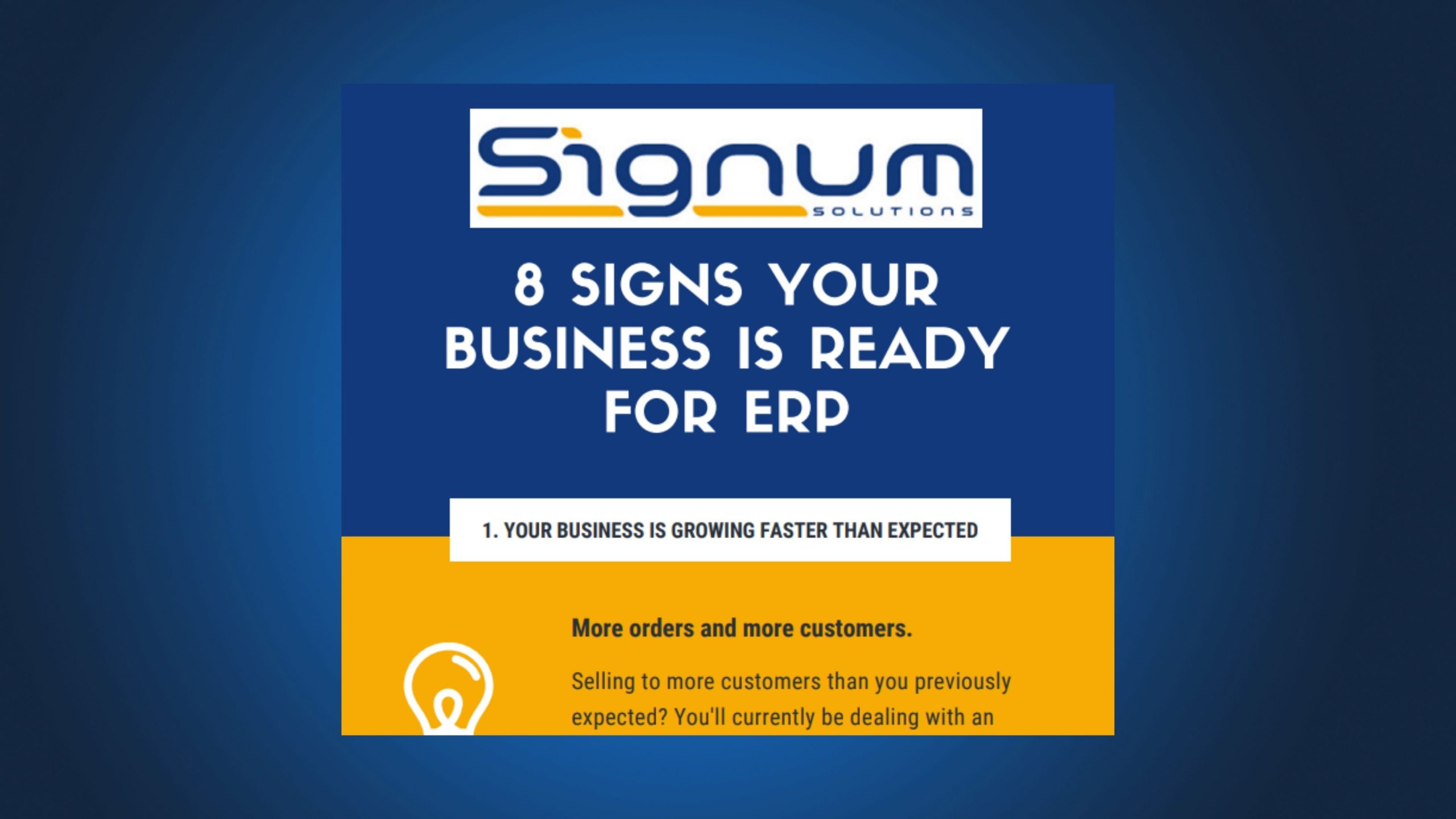 8 Signs your Business is ready for ERP