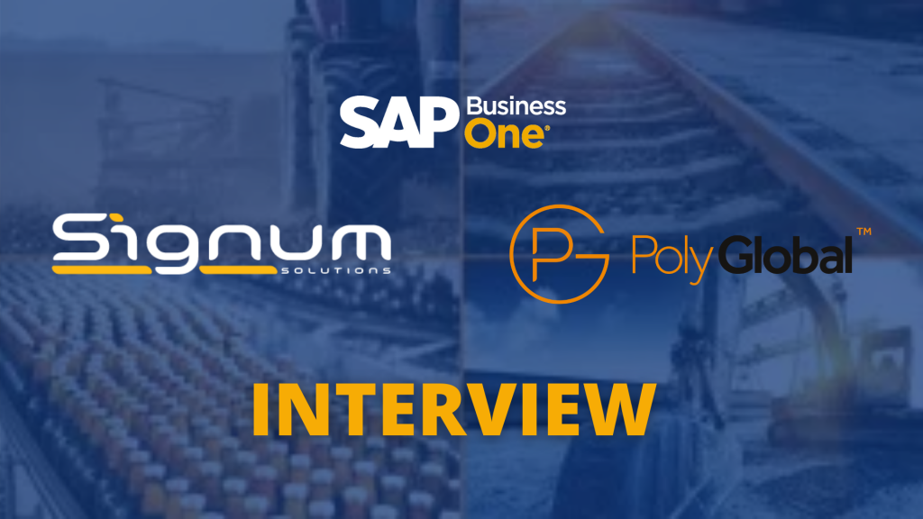 blog cover image, polyglobal, signum solutions & Sap Business One