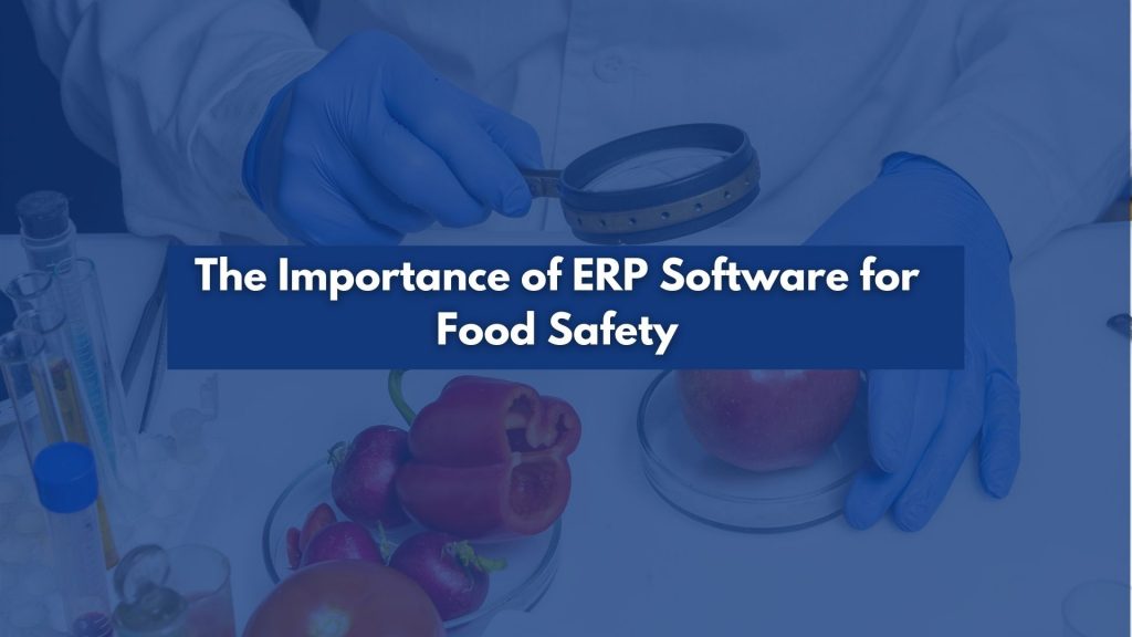ERP & Food Safety blog cover image