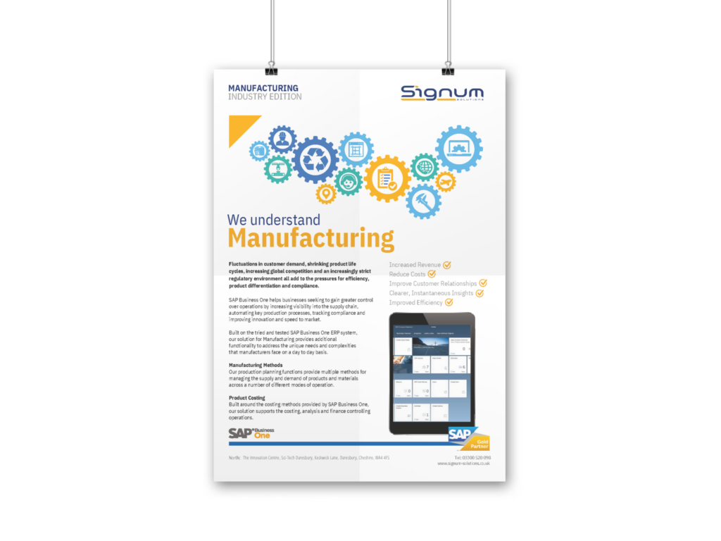 SAP Business One Manufacturing Datasheet