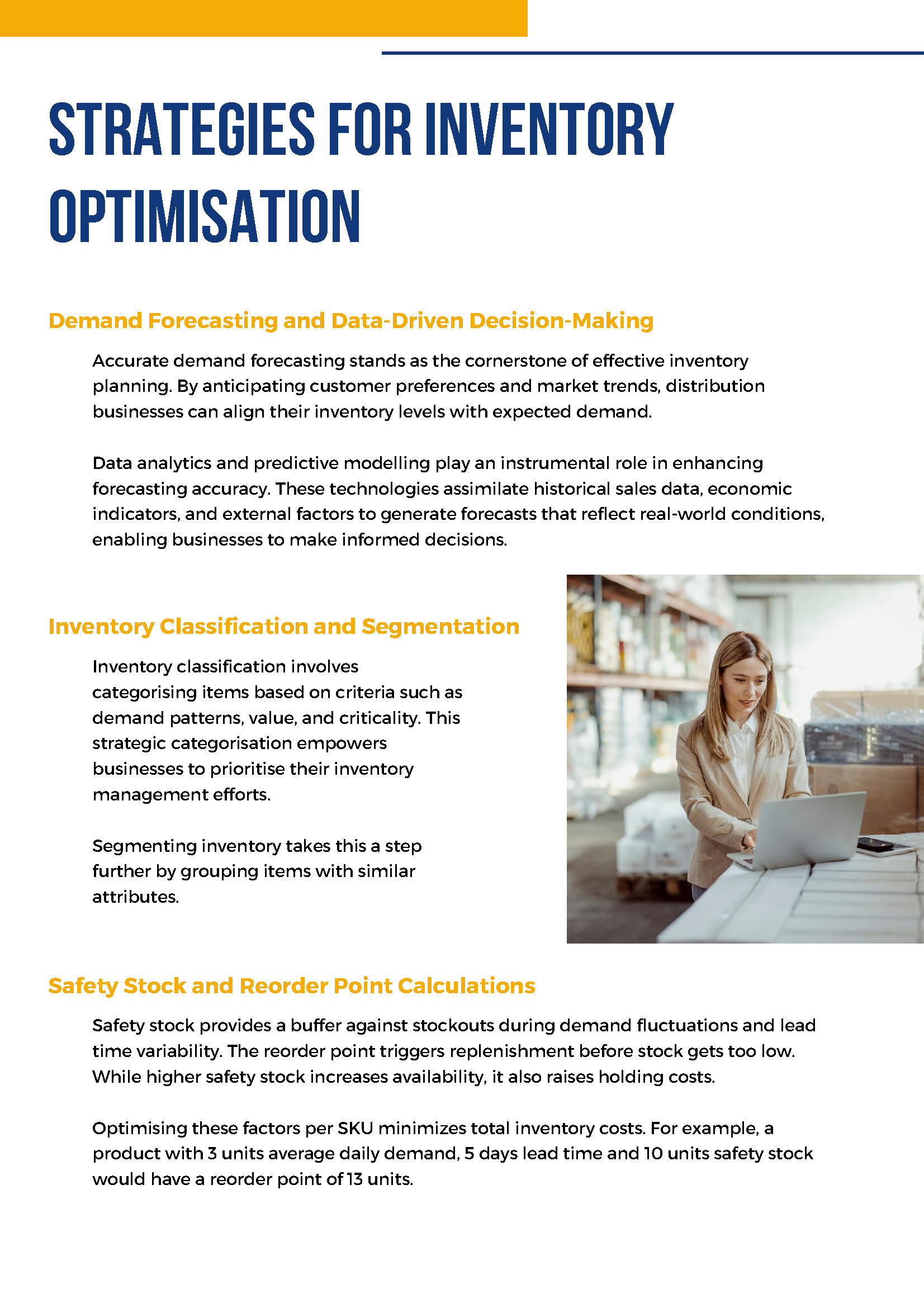 Achieving Inventory Optimisation Whitepaper Download