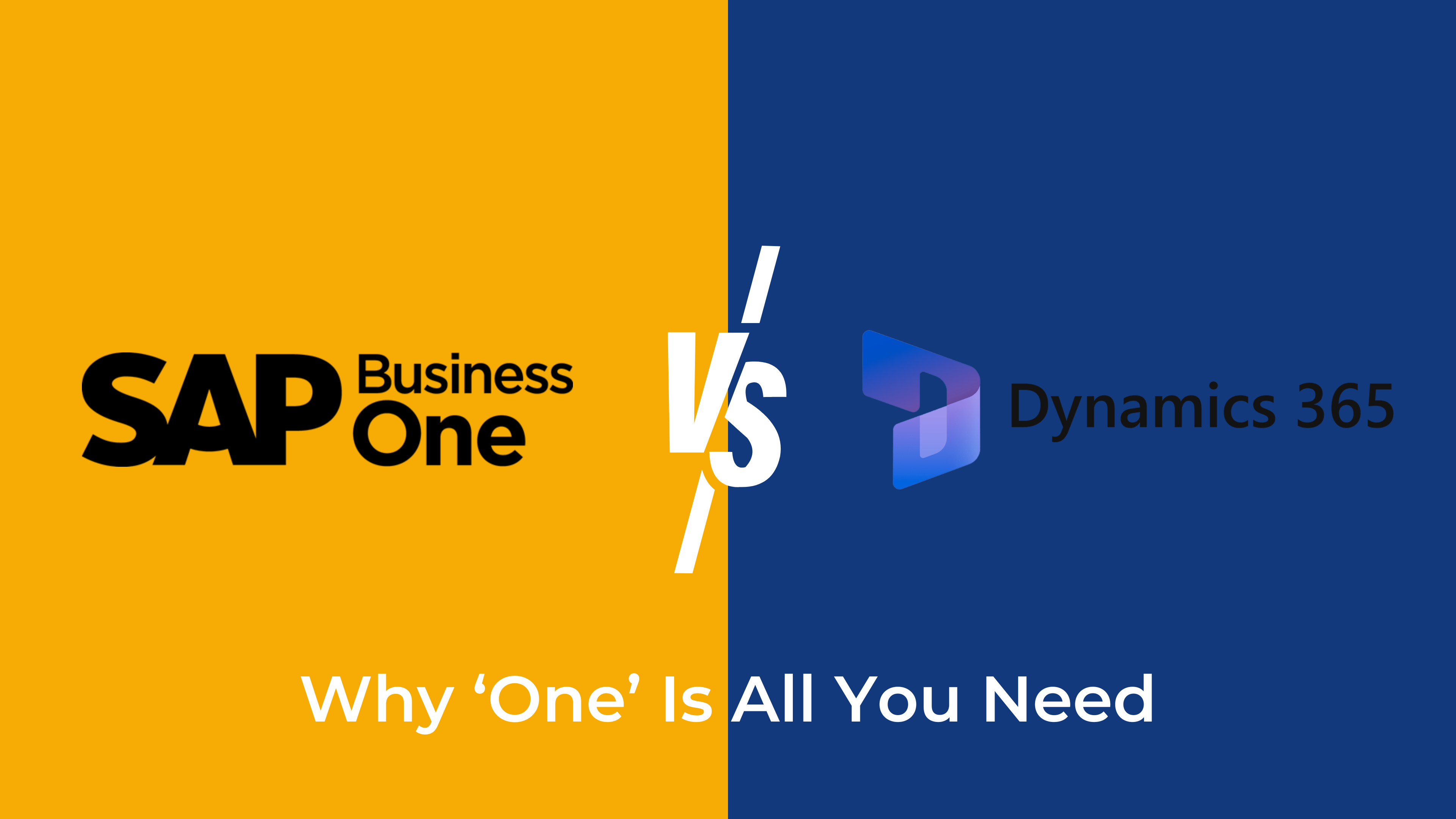 dynamics vs sap business one