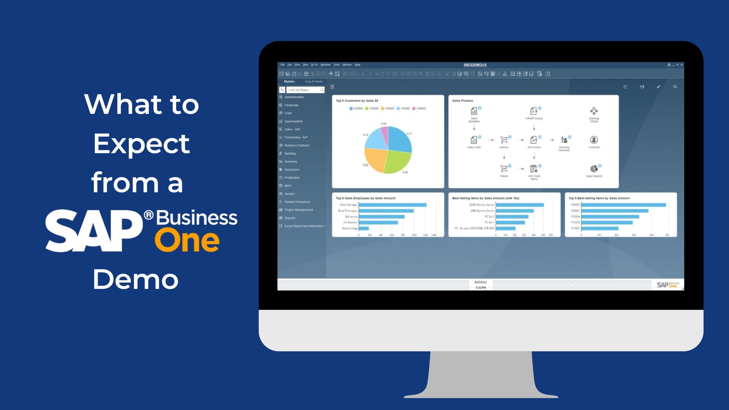 what expect from a sap business One demo